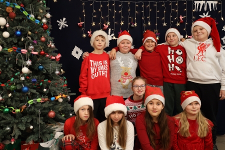 Świąteczna sesja fotograficzna. Matematyka z Mikołajem.